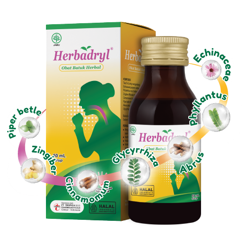 Keluarga yang mempercayai Herbadryl sebagai obat batuk herbal harian